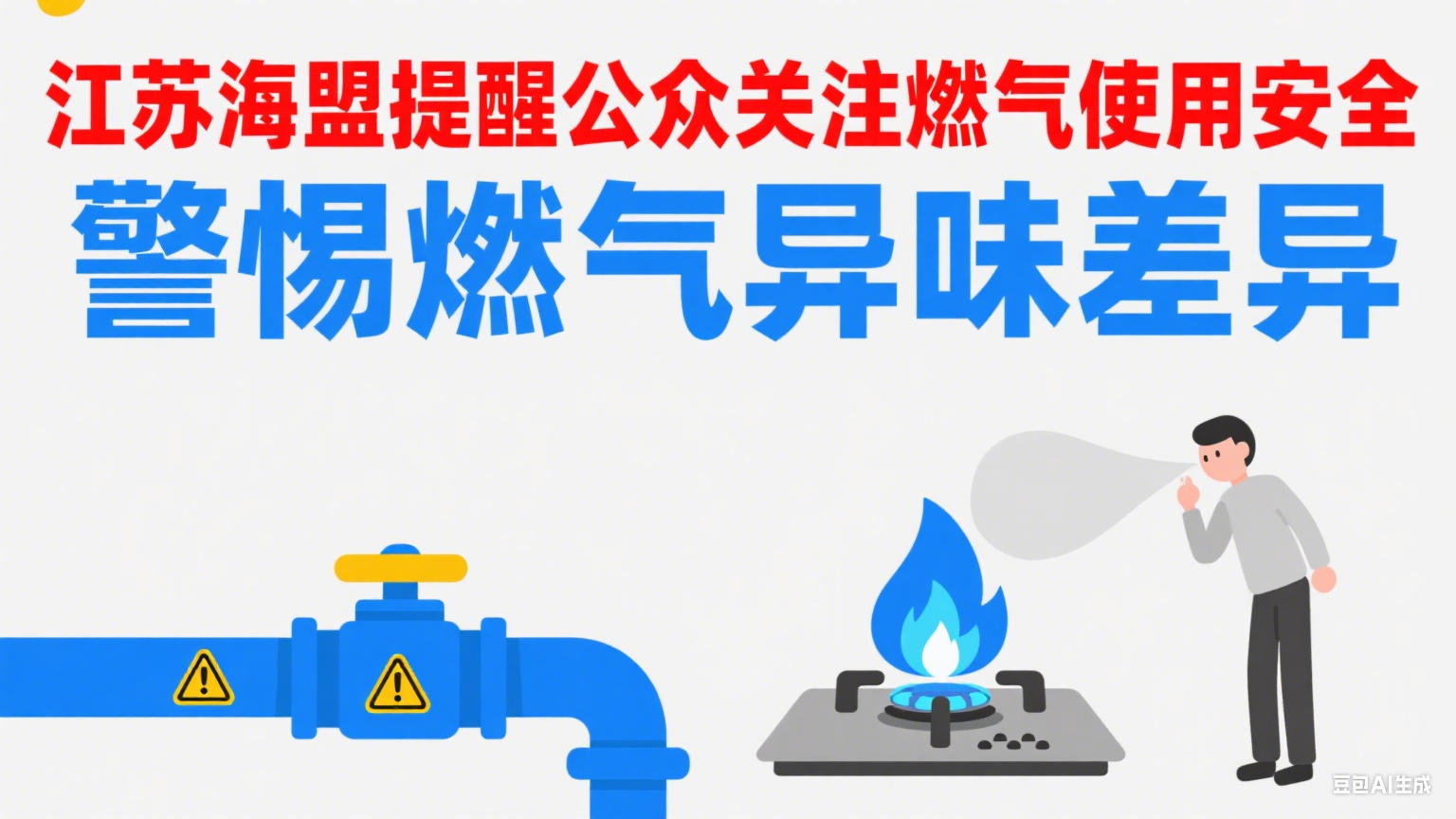 江蘇海盟提醒公眾關(guān)注燃氣使用安全 ——警惕燃氣異味差異